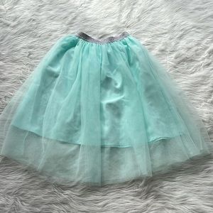 Cat & Jack Mint Green Tulle Skirt